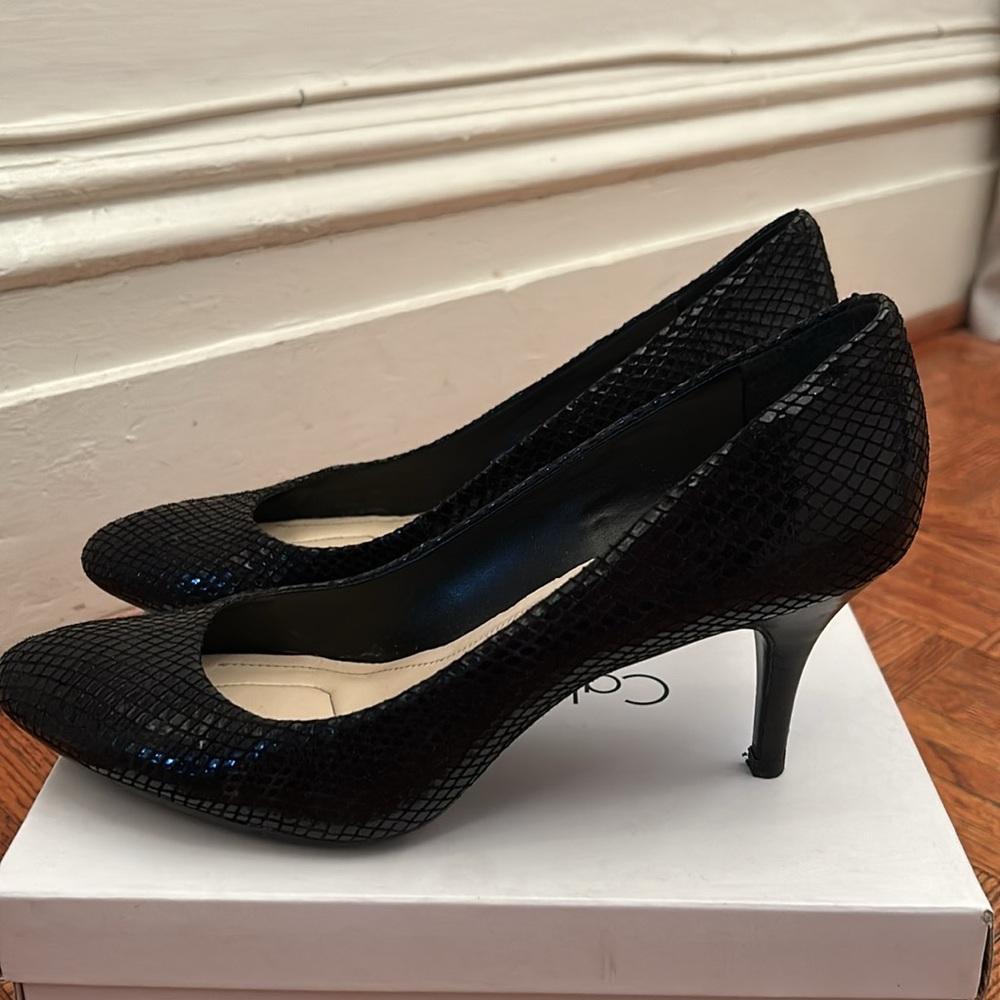 Calvin Klein Python Embossed Pumps ‘Selene’ Size … - image 2